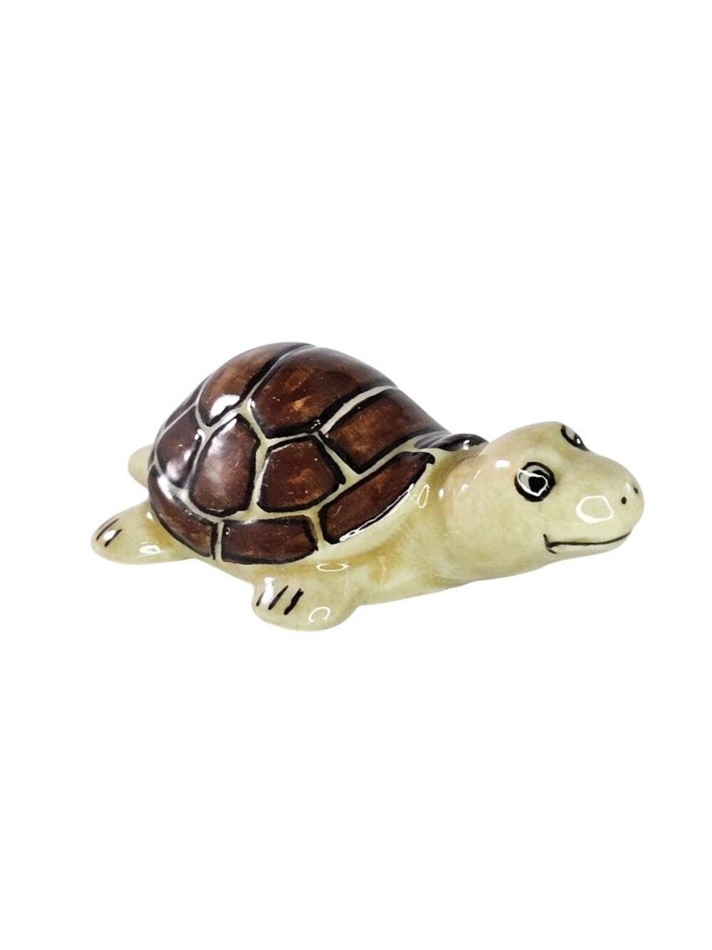 Klima Porcelain Turtle Tortoise Miniature Figurine Collectible Hand-Painted